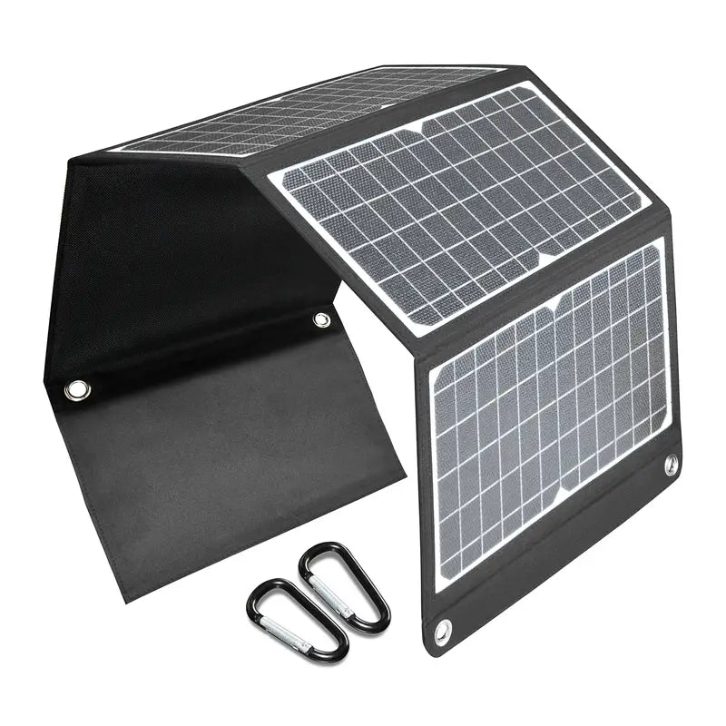 30W Portable Solar Charger for Hiking and Camping