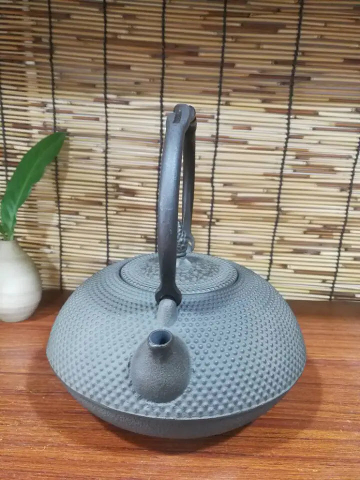 Handmade Antique Cast Iron Teapot - Japanese Style